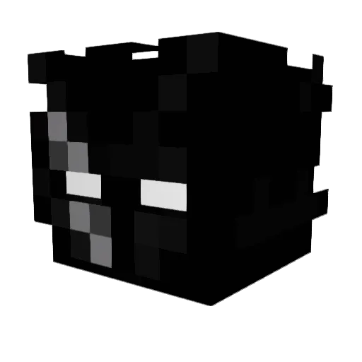 jiwonj Minecraft avatar head, 3D render