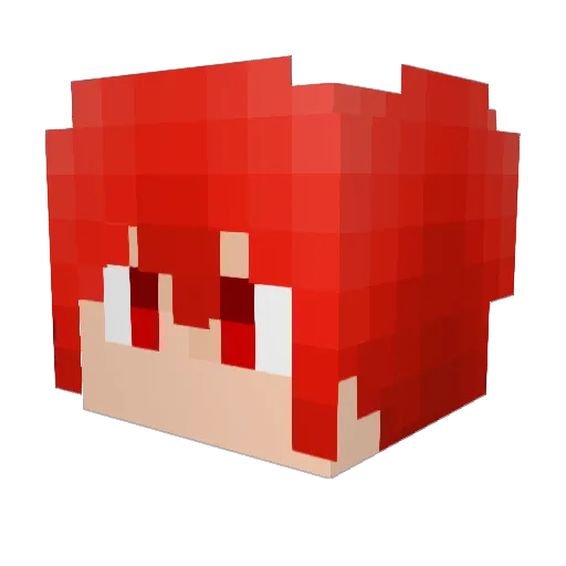 jixian_233 Minecraft avatar head, 3D render