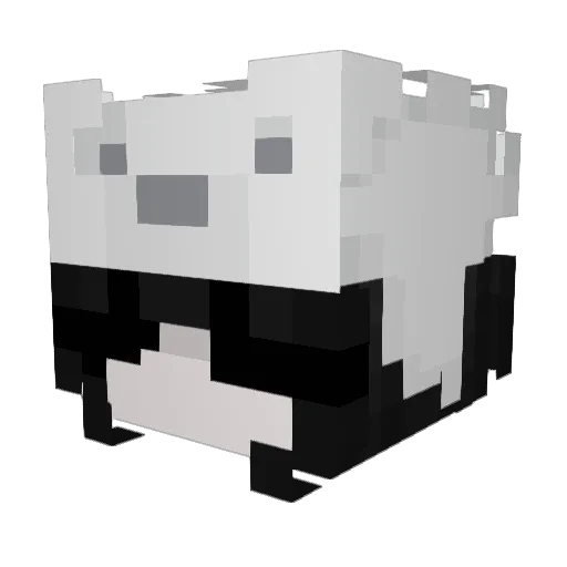 jixlqq Minecraft avatar head, 3D render