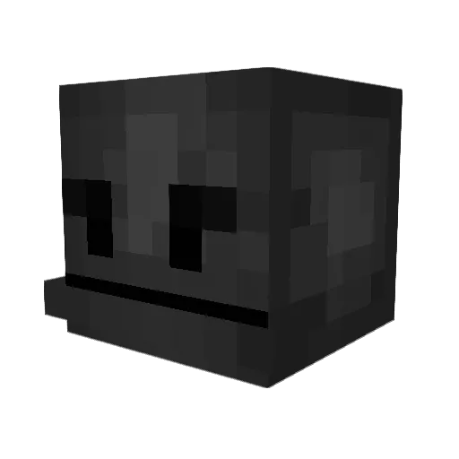 jizaaa Minecraft avatar head, 3D render