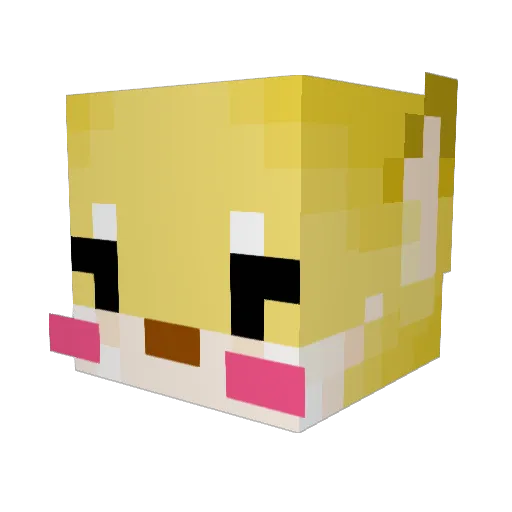 jj515 Minecraft avatar head, 3D render