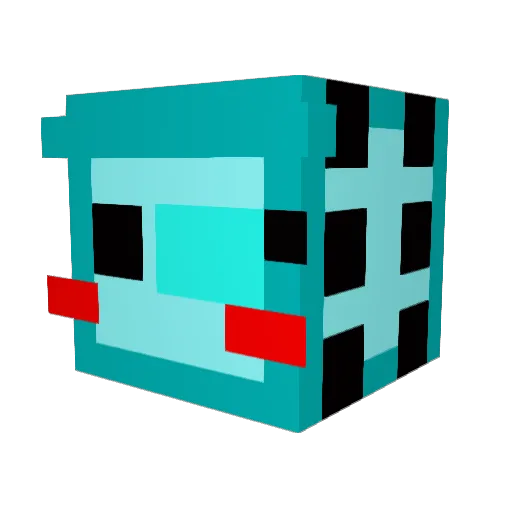jj7202 Minecraft avatar head, 3D render