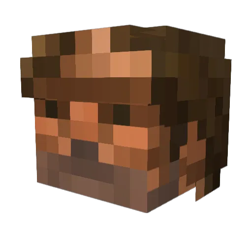 jj9090 Minecraft avatar head, 3D render