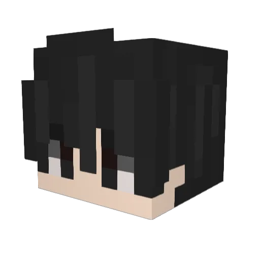 jjakkki Minecraft avatar head, 3D render