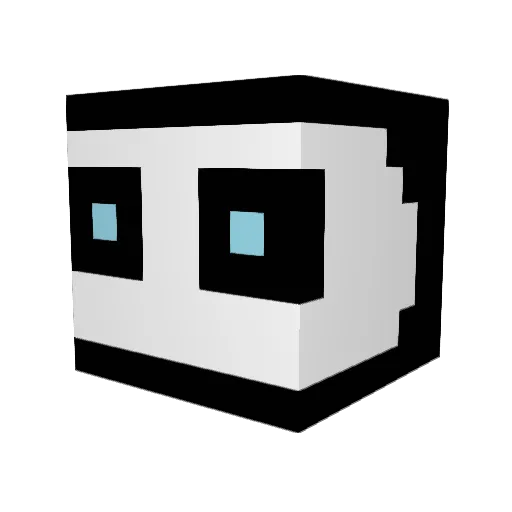 jjamaalg Minecraft avatar head, 3D render