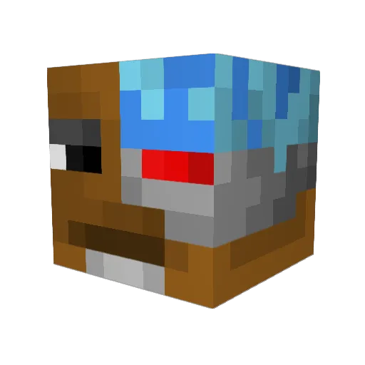 jjames_ Minecraft avatar head, 3D render