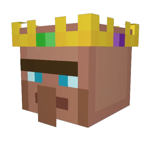 jjang1024 Minecraft avatar head, 3D render