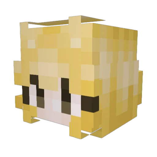 jjantae Minecraft avatar head, 3D render