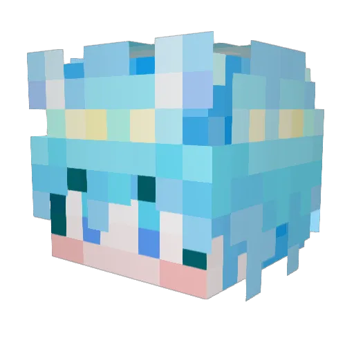 jjayo802 Minecraft avatar head, 3D render