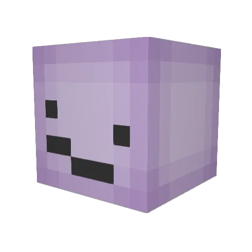 jjbers Minecraft avatar head, 3D render