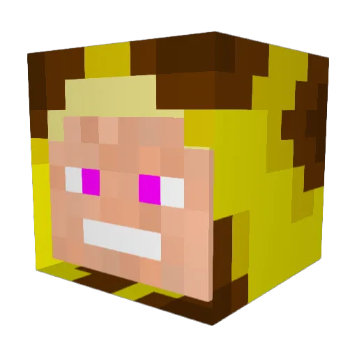 jjbird15 Minecraft avatar head, 3D render