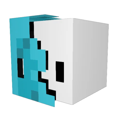 jjbird56 Minecraft avatar head, 3D render