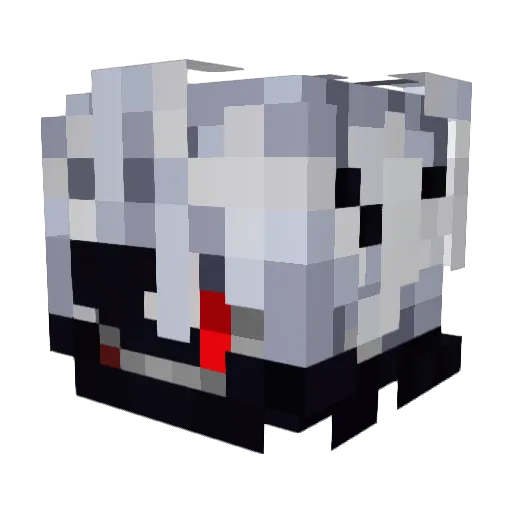 jjcaly Minecraft avatar head, 3D render