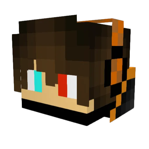 jjcoolguy0000 Minecraft avatar head, 3D render