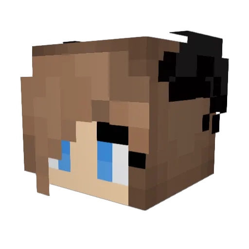 jjcrow96 Minecraft avatar head, 3D render