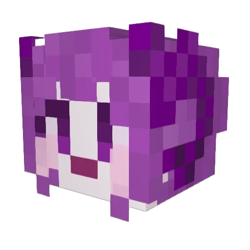 jjei_26 Minecraft avatar head, 3D render