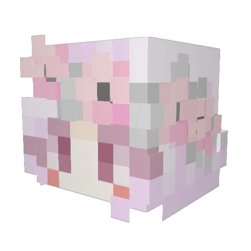 jjeong_S2 Minecraft avatar head, 3D render