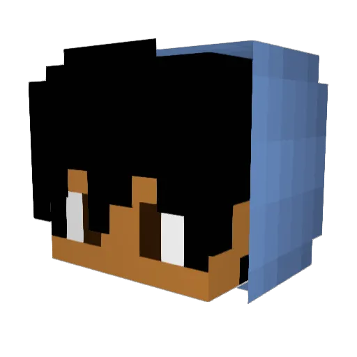 jjgaming1 Minecraft avatar head, 3D render