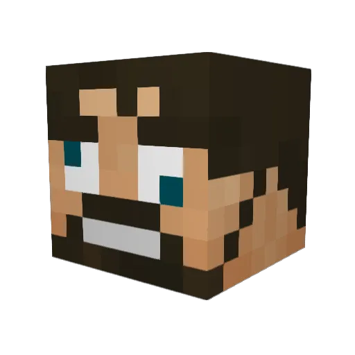jjgg55 Minecraft avatar head, 3D render