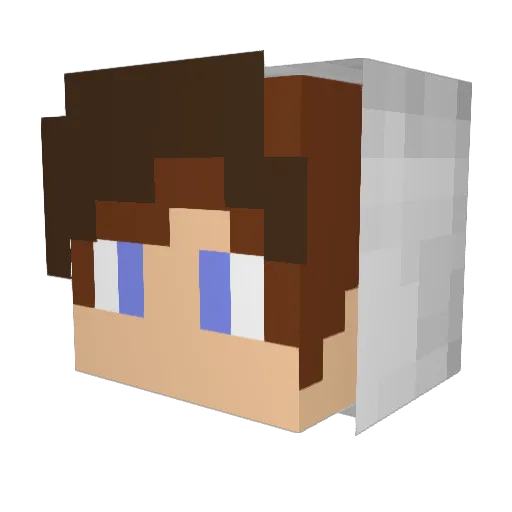 jjhoon234 Minecraft avatar head, 3D render