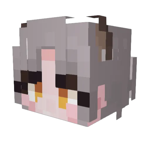 Minecraft-Avatar von jjibu413: Kopf als 3D-Render