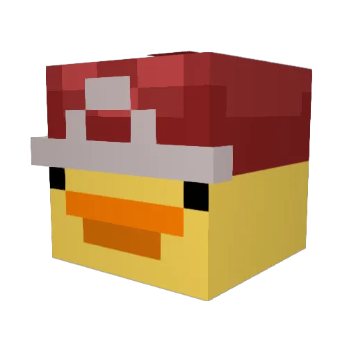 jjinbbang09 Minecraft avatar head, 3D render