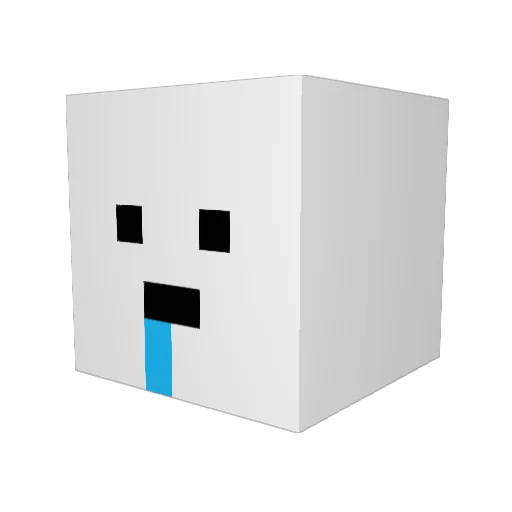 jjinn0830 Minecraft avatar head, 3D render