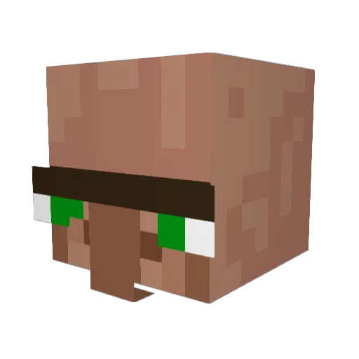 jjjLucky Minecraft avatar head, 3D render