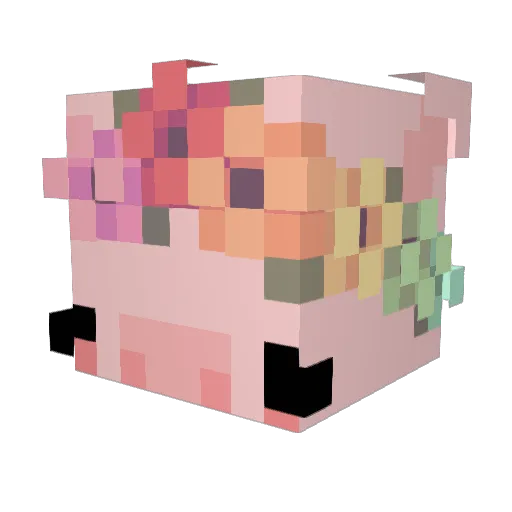 jjjoshy Minecraft avatar head, 3D render
