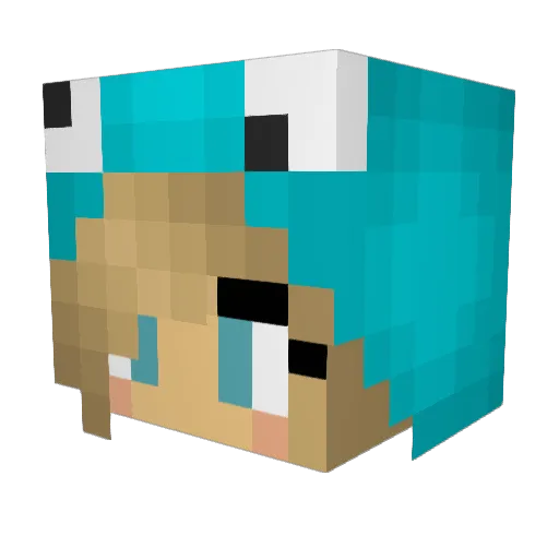 jjjulez27 Minecraft avatar head, 3D render