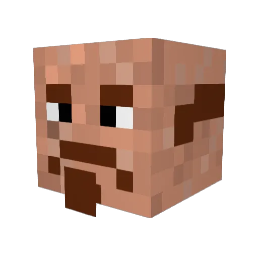 jjk101 Minecraft avatar head, 3D render