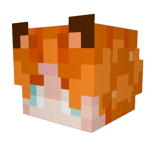 jjkay01 Minecraft avatar head, 3D render