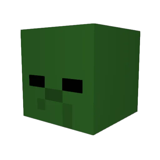 jjlempz Minecraft avatar head, 3D render