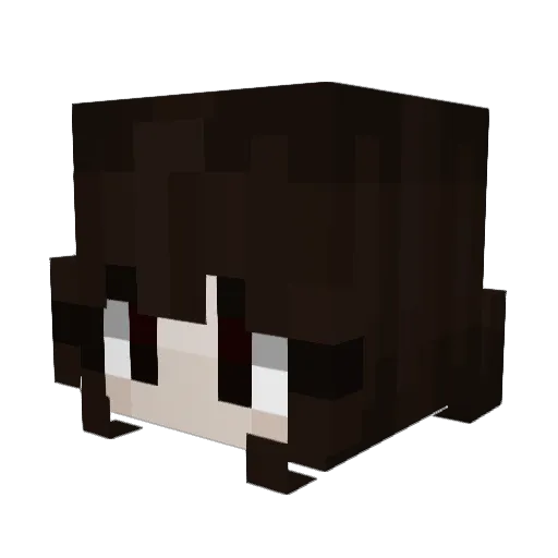jjluvs Minecraft avatar head, 3D render