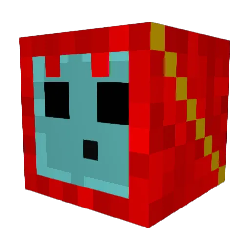 jjmo18 Minecraft avatar head, 3D render