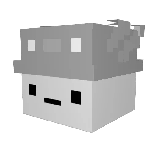 jjoejoe Minecraft avatar head, 3D render