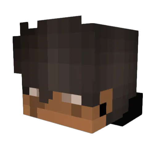 jjohn390 Minecraft avatar head, 3D render