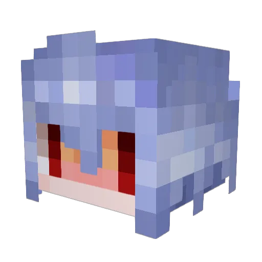 jjohnny Minecraft avatar head, 3D render