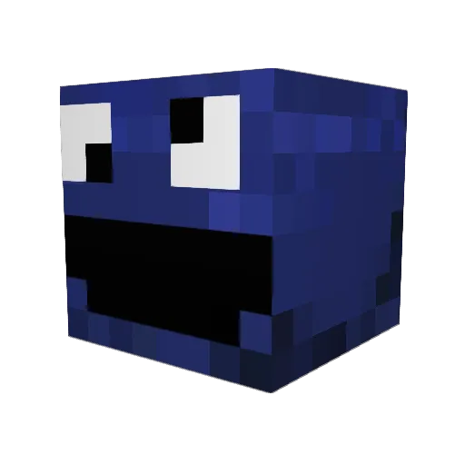 jjonass Minecraft avatar head, 3D render
