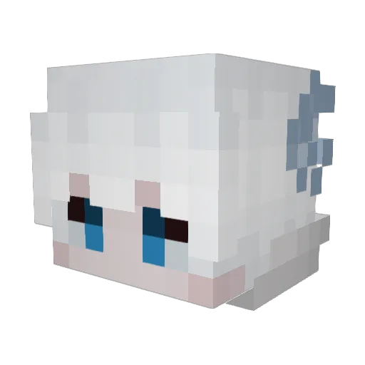 jjs453 Minecraft avatar head, 3D render
