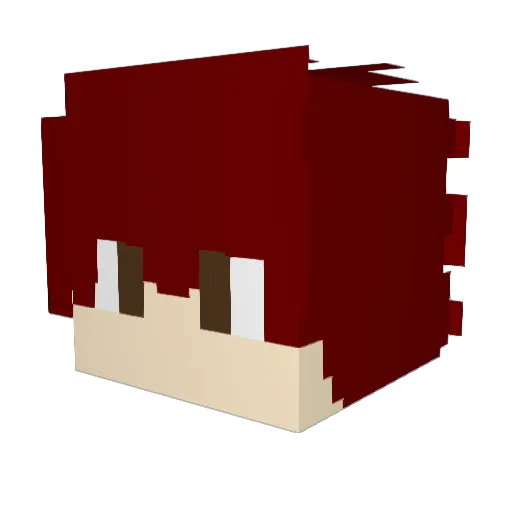 jjsantos1 Minecraft avatar head, 3D render