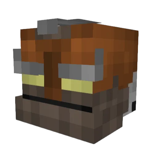 jjspoelstra Minecraft avatar head, 3D render