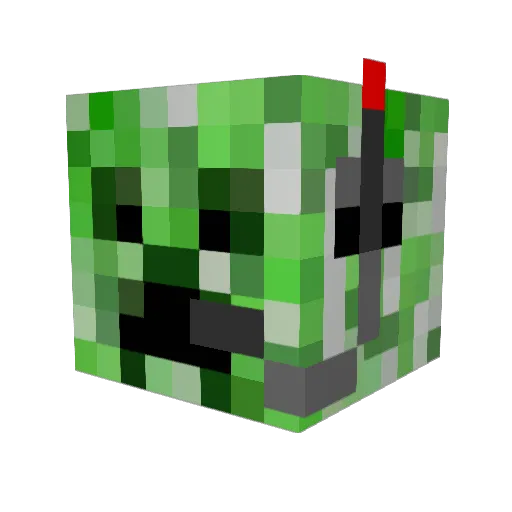 jjthinks123 Minecraft avatar head, 3D render