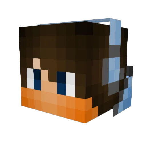 jju1013 Minecraft avatar head, 3D render