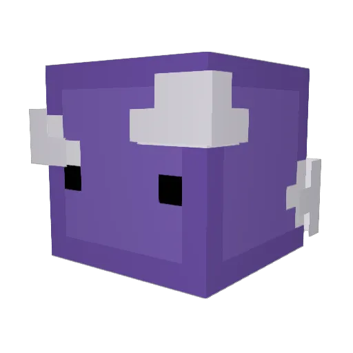 jjumbled Minecraft avatar head, 3D render