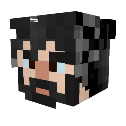 jjunho03 Minecraft avatar head, 3D render