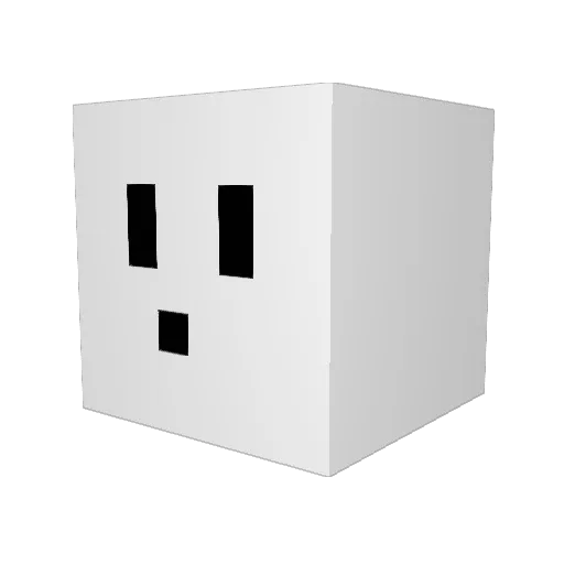 jjw0812 Minecraft avatar head, 3D render