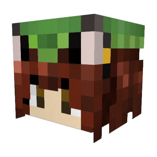 jjwebb232 Minecraft avatar head, 3D render