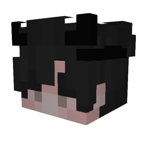 jkVenox Minecraft avatar head, 3D render