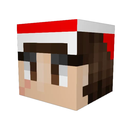 jka_25 Minecraft avatar head, 3D render